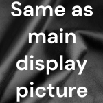 Plush Soft Black  **(Same display picture)**