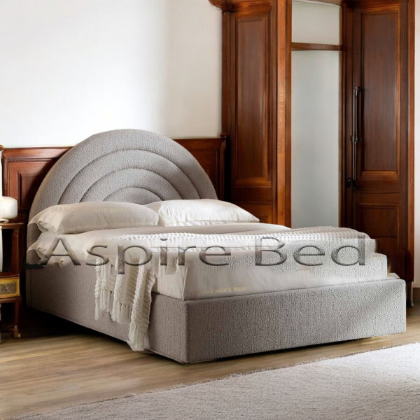 2025 MOON Upholstered Designer Bed Frame With Optional Ottoman Storage